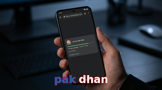 Main screen of Pak Dhan apk page for PK players