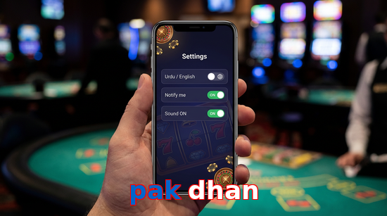 Game list for Pak Dhan app section