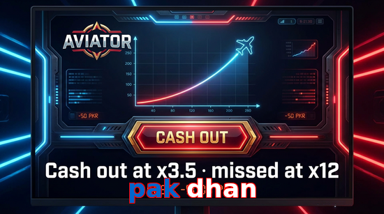 Game list for Pak Dhan aviator section