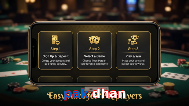 Game list for Pak Dhan game section