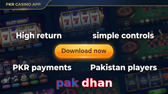Main screen of Pak Dhan gamedownload page for PK players
