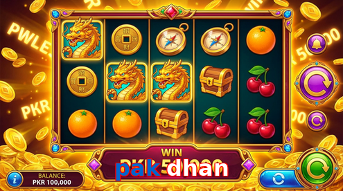 Main screen of Pak Dhan pg page for PK players