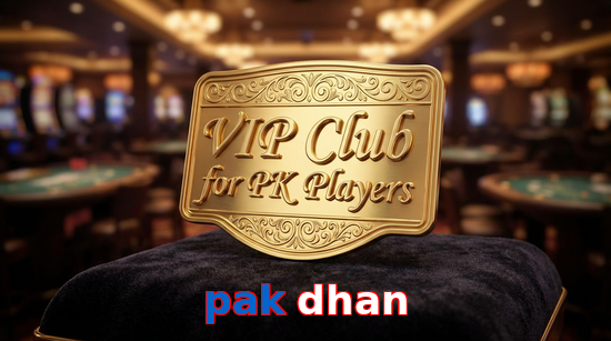 Main screen of Pak Dhan vip page for PK players